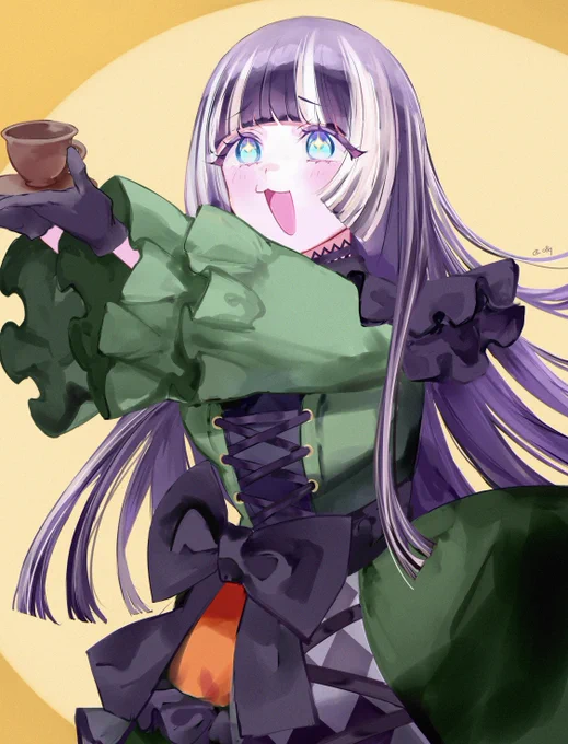 キラキラキラッ! #らでん似絵 
