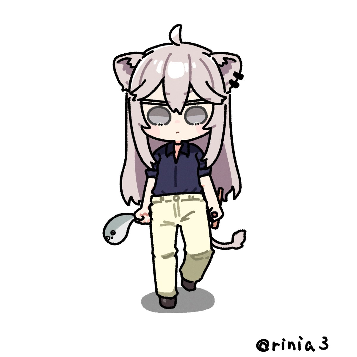 獅白ぼたん 「#ししらーとエージェント446 」|honmirinのイラスト