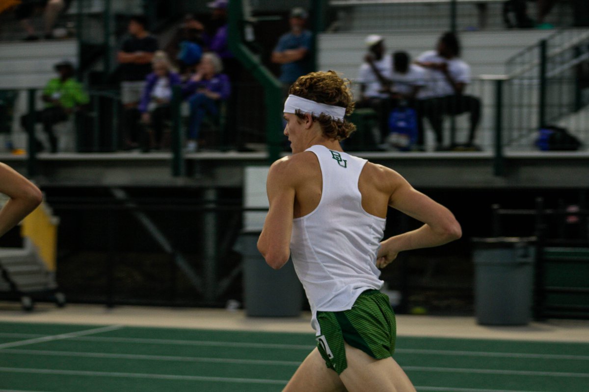 BaylorTrack's tweet photo. Shoutout to the distance Bears! 

Jackie Addy grabs a 3rd place finish in the 1500 at 4:32.89, while Aiden Ramshaw (4th, 3:53.06) and Jack Sterrett (8th, 3:55.41) both finish in the top-10 in the 1500 with new PRs! 

#SicEm 🐻 https://t.co/DcbdYyIJAU