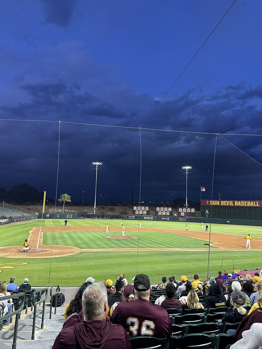 Home sweet home tonight for <a href="/ASU_Baseball/">Sun Devil Baseball</a>! Thanks <a href="/JLowmanAZ/">Jesse Lowman</a> for bringing me back!