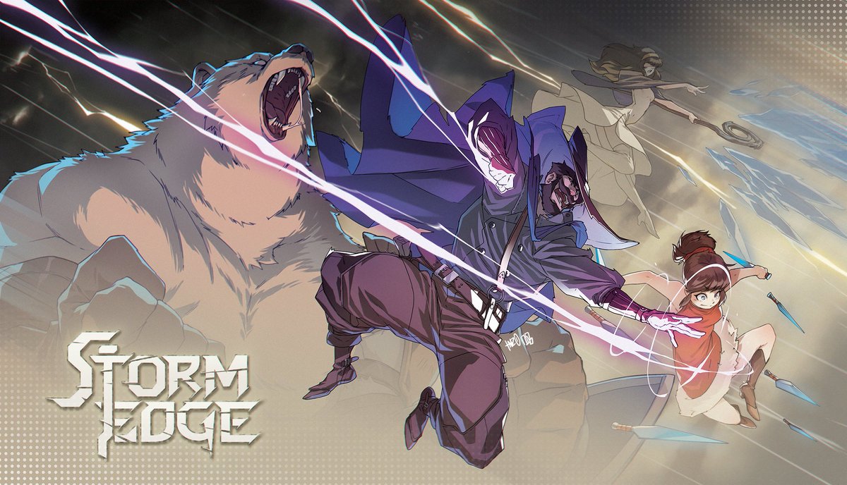A few years ago i was asked to draw key art for the game "StormEdge" .
It's a really fun and challenging Action-Roguelite with beautifully animated pixel art.
Give it a shot✨
youtu.be/p-VCRBKPoIg?si…