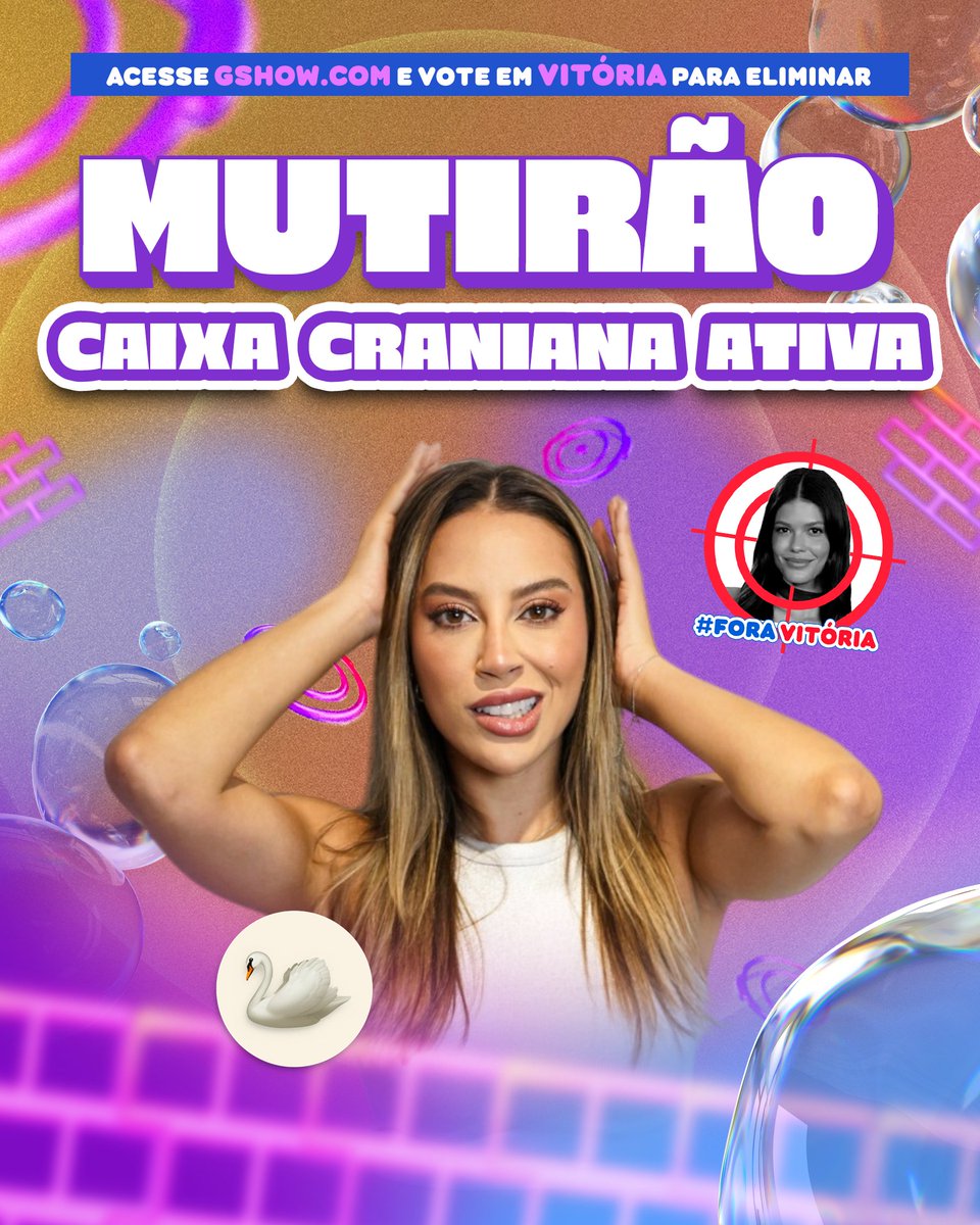 renatasaldanhap's tweet photo. MUTIRÃO 'CAIXA CRANIANA ATIVA' INICIADO🦢

📥 A cada 10 votos, deposite um EMOJI aqui.
⏰ ENCERRA ÀS 02:00H!
🚨 O voto é pra SAIR, portanto votem na VITÓRIA!

🎯 META: 20.000 RESPOSTAS.

📲 VOTO TORCIDA: https://t.co/Gz4SY6GTAC

📲 VOTO ÚNICO: https://t.co/9ldNavHlfL

#FicaRenata https://t.co/rSZE6hjFkr