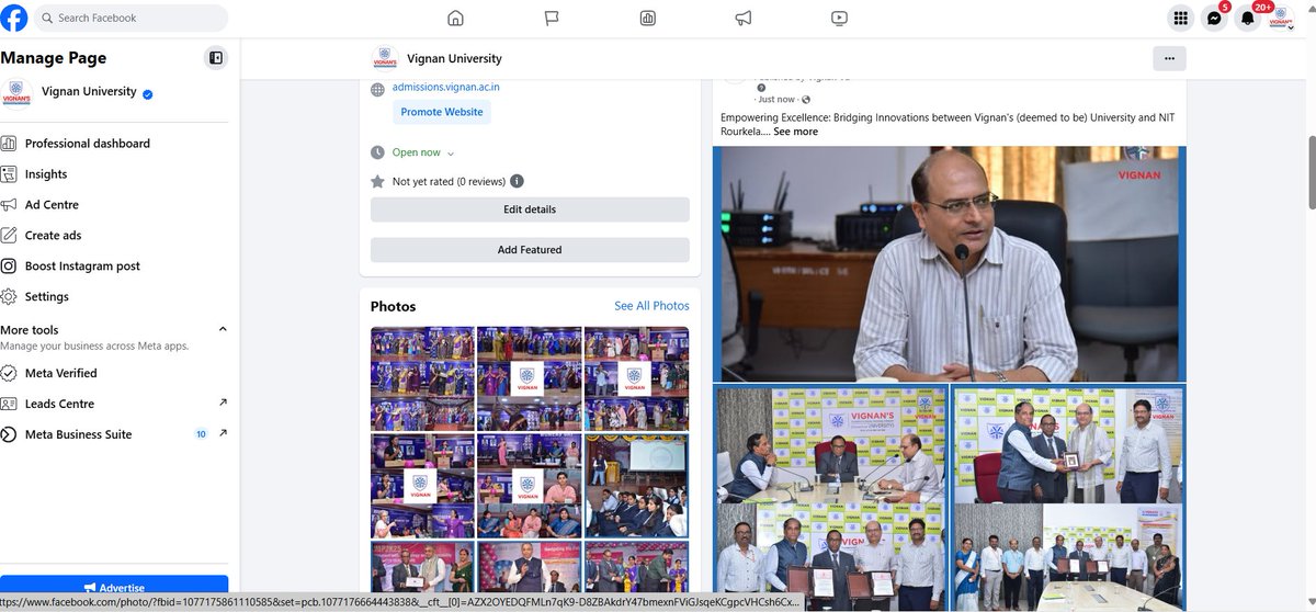 Empowering Excellence: Bridging Innovations between Vignan's (deemed to be) University and NIT Rourkela.

<a href="/VFSTR_Vignan/">Vignan's University Official</a> <a href="/nitrourkela/">NIT Rourkela 🇮🇳</a>