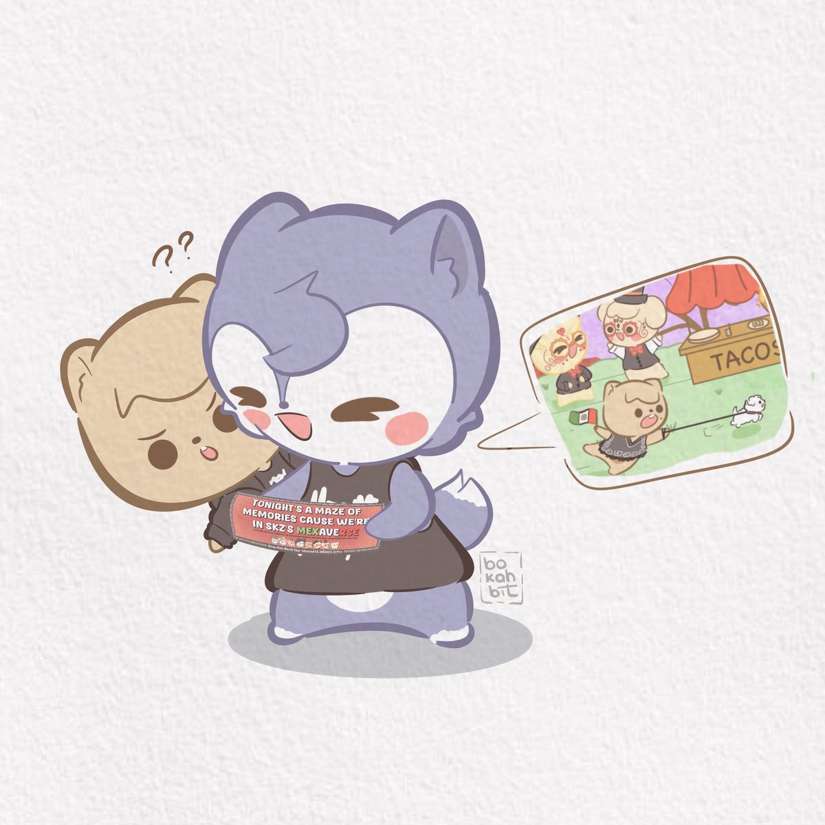 bokahbit's tweet photo. Tenía que dibujarlo 😭❤️
#skzoofanart https://t.co/HDOZtDSQUu