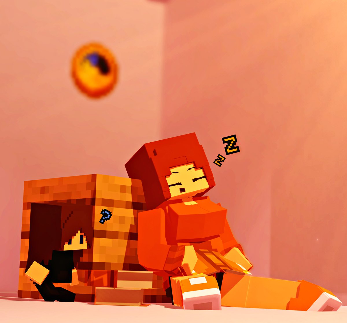 Big Yeong-hee, little Ha-ryun!😀😀😴😴😴📚

#minecraft #mineimator #mineimatorrender #oc