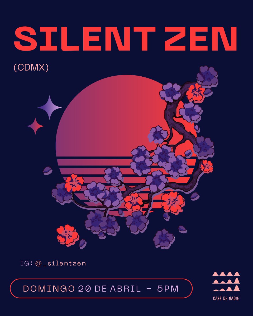 Silent Zen (@silentzen.bsky.social) (@_silentzen) on Twitter photo Este Domingo, vuelvo a las Tornamesas con una selección especial para el 4/20 de dub, dancehall en 7", trip-hop y otros ritmos de la música de bajos de esta era.
—Domingo 20 de Abril, 5pm
<a href="/cafedenadiemx/">Cafe De Nadie</a> ☆☆☆☆☆
Chihuahua #135
Roma CDMX
Entrada libre en el Café de Nadie <3 Este Domingo, vuelvo a las Tornamesas con una selección especial para el 4/20 de dub, dancehall en 7", trip-hop y otros ritmos de la música de bajos de esta era.
—Domingo 20 de Abril, 5pm
<a href="/cafedenadiemx/">Cafe De Nadie</a> ☆☆☆☆☆
Chihuahua #135
Roma CDMX
Entrada libre en el Café de Nadie <3