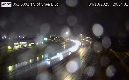 Rain's coming down in the East Valley at this time. Slow down, leave lots of braking room and allow extra travel time.