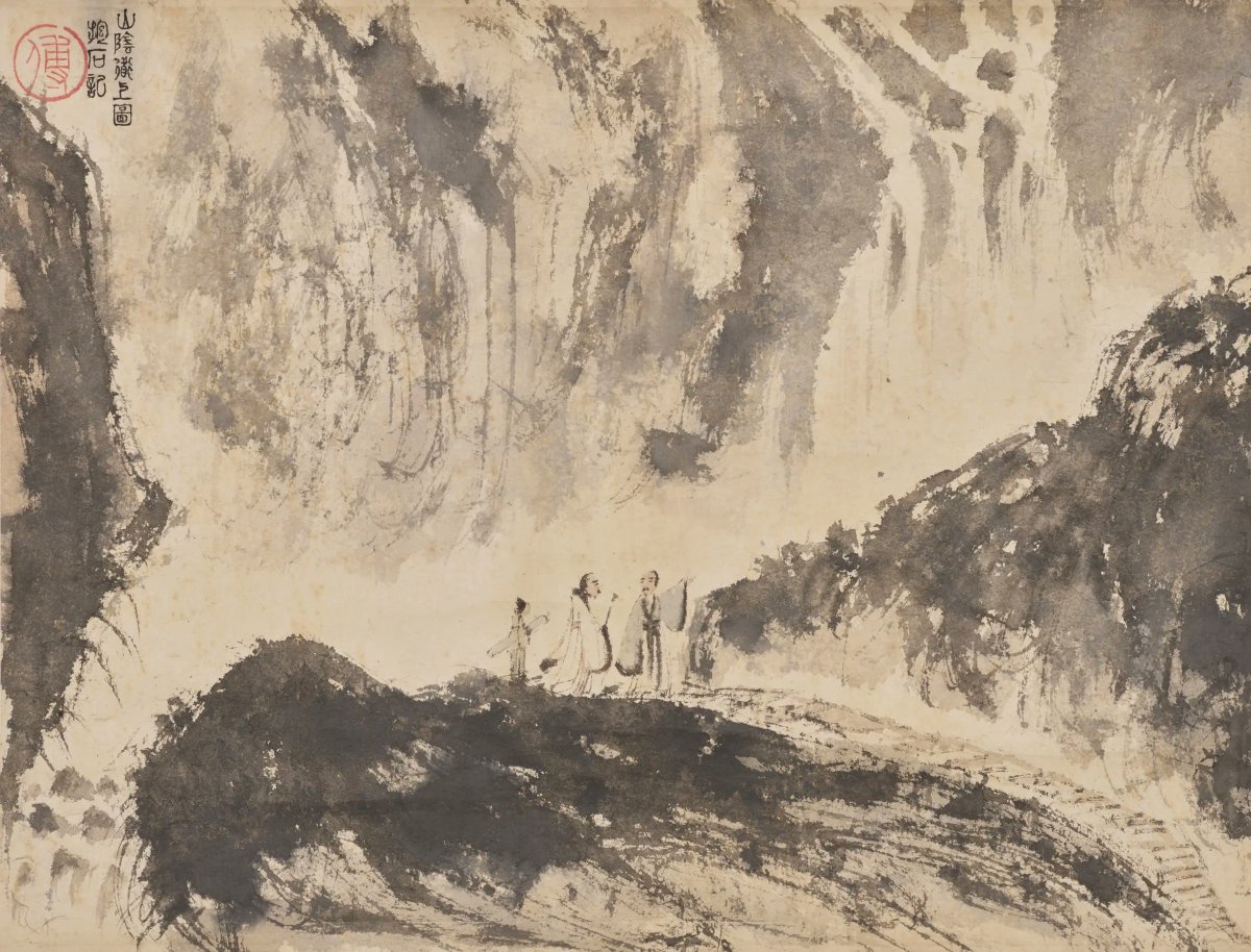 傅抱石(Fu Baoshi、1904 - 1965)は、中国近代を代表する画家、書家、篆刻家で中国画の革新に大きく貢献した。1933年に東京藝術大学で学び、西洋画や日本画の技法に触れる。
外国の様式と技法を取り入れた作風を確立し、大胆な個人主義と強い国家主義を併せ持つ作品を制作。論文も多く著した。 
