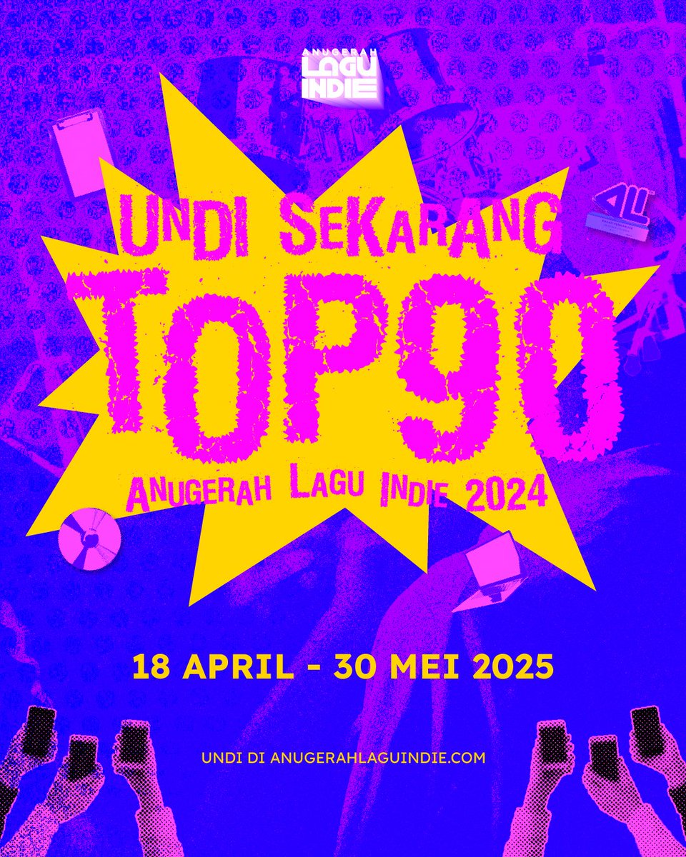 Pejamkan mata dan bayangkan band kegemaran anda beraksi di Pentas Akhir nanti ✨

Ayuh! Undi band kegemaran anda sekarang! Bantu mereka teruskan perjuangan ke Top 15!

#AnugerahLaguIndie2024 #ALI24
