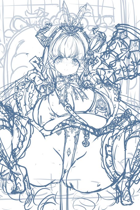 少し乳等デカくして
カラーラフかなぁ 