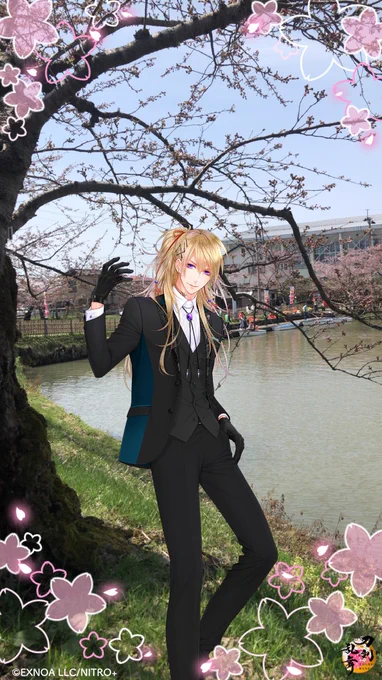 小竜くん桜まだ全然咲いてなくてすまんかった