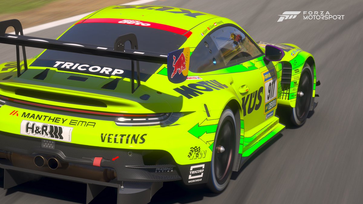 ESV_Phoenix's tweet image. So I started this replica as soon as the car released, went on holiday, had to put it off. Now I&apos;m back, it&apos;s finally done and shared.
This one took ages to finish, very pleased with the end result.

@manthey_racing 
@ForzaMotorsport 
@GridFinder
#ForzaMotorsport
#FMshare
#Grello