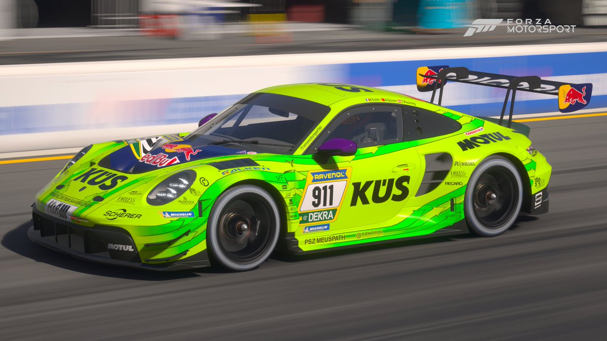 ESV_Phoenix's tweet image. So I started this replica as soon as the car released, went on holiday, had to put it off. Now I&apos;m back, it&apos;s finally done and shared.
This one took ages to finish, very pleased with the end result.

@manthey_racing 
@ForzaMotorsport 
@GridFinder
#ForzaMotorsport
#FMshare
#Grello