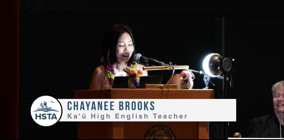 I am honored to be recognized as the recipient of the 2025 Pono Award for my work. Thank you to the HSTA’s HCR Committee for this incredible honor! 🙏