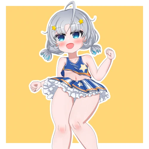 チア姿を見てみたくなったので #寝言絵