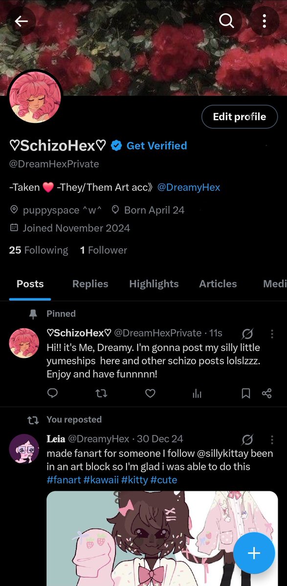 G FOLKOW MY ALT ACCOUNT I YOU WANAN SEE UNHINGED CRACK SHIPS AND POSTS