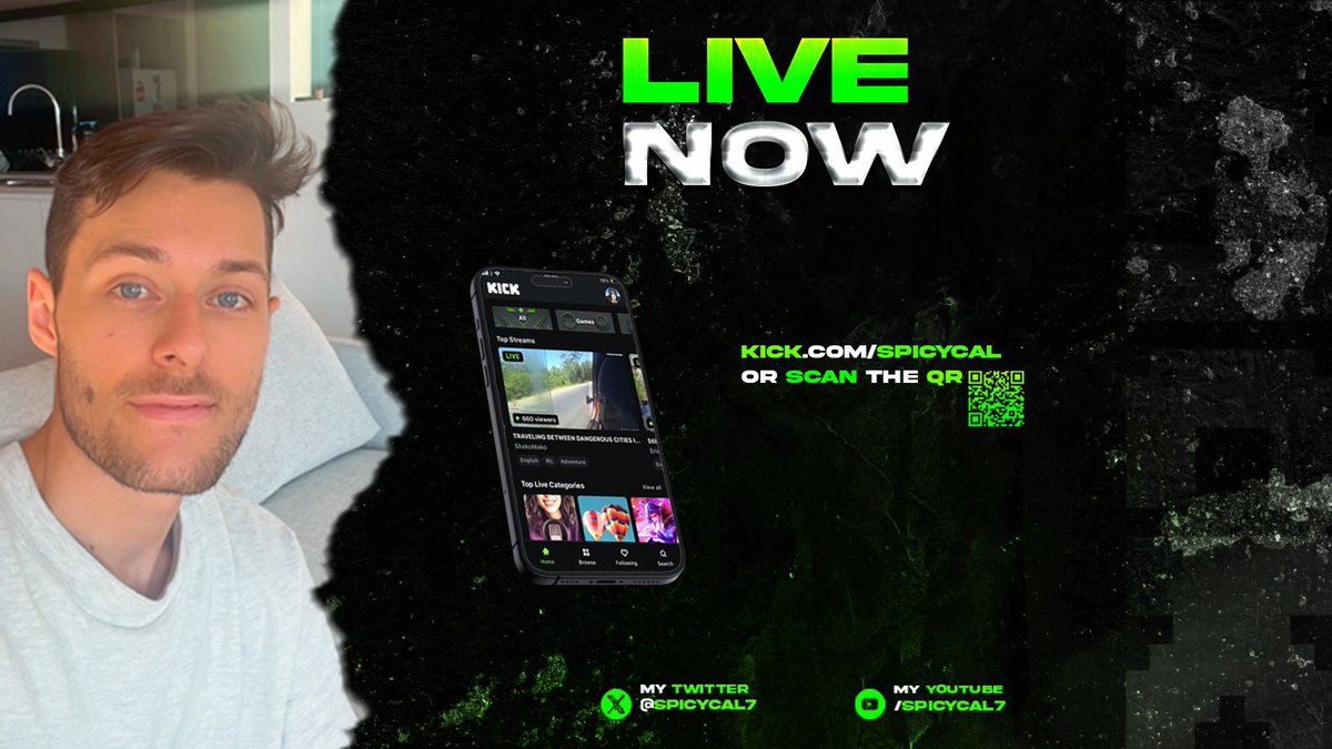 NEXT STOP > VERIFIED 💚 we’re gonna make it! <a href="/kick/"></a>! Also big shoutout to <a href="/oErrah/">Josh</a> for the new banners! I appreciate you! See yall tonight 💚