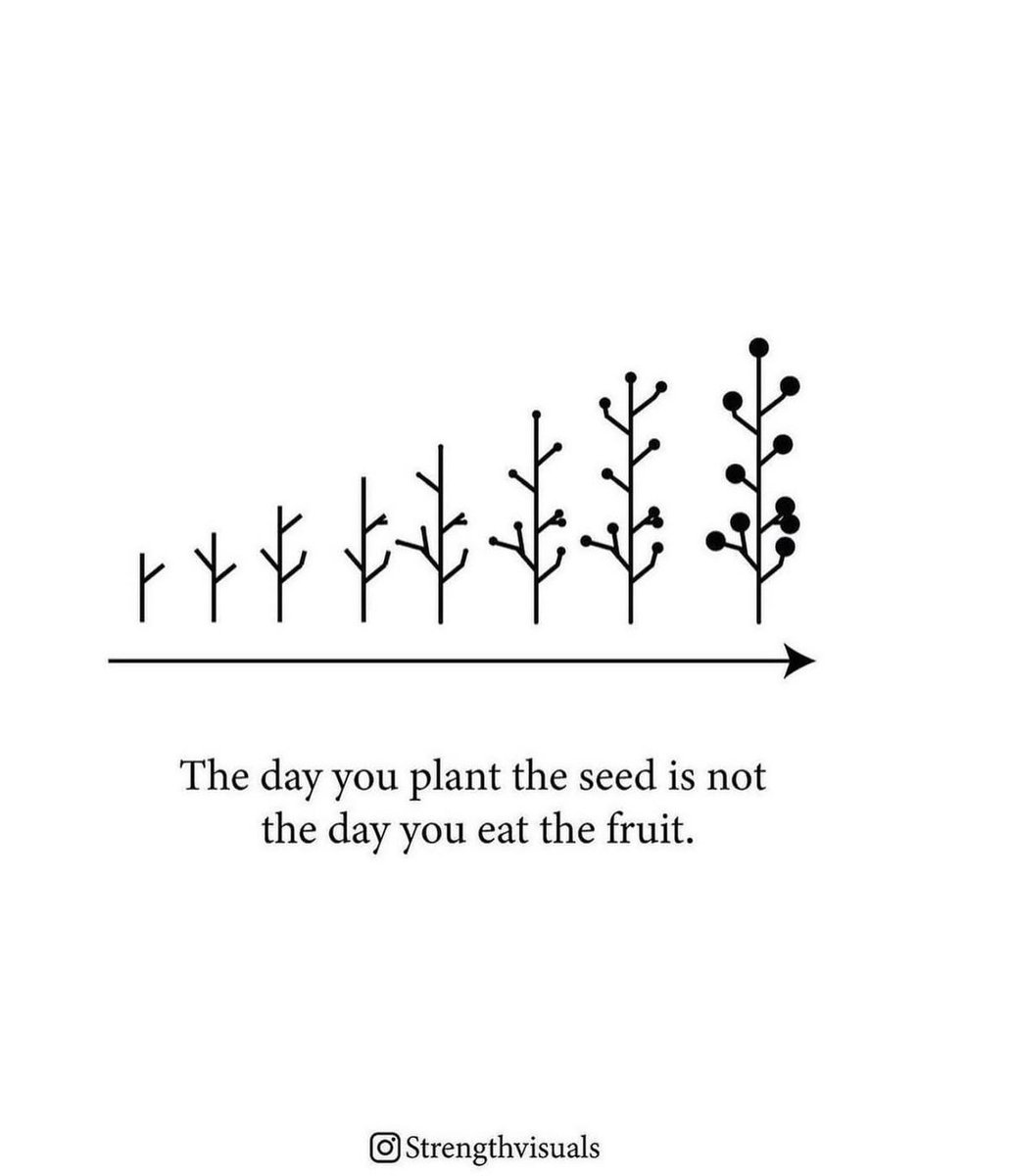 Growth takes time.