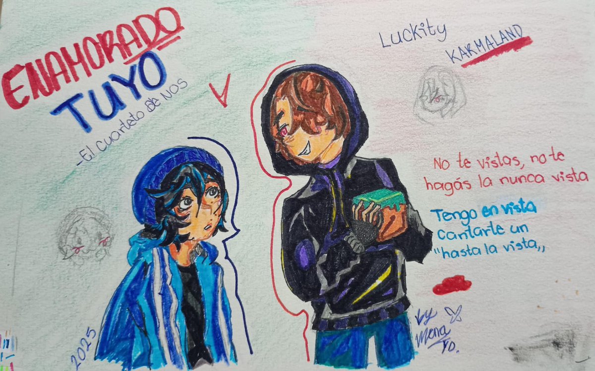 MenaDeilong9867's tweet photo. No es lo mejor del mundo, (cometí varios errores) pero puedo decir que me tomo tiempo y esfuerzo :) también está el boceto!
-use referencia-
#quackityfanart #quackity #karmaland5
#luzufanart #kquackity #kluzu #draw
#Luckity #Luckityfanart https://t.co/FbWkWTcUej