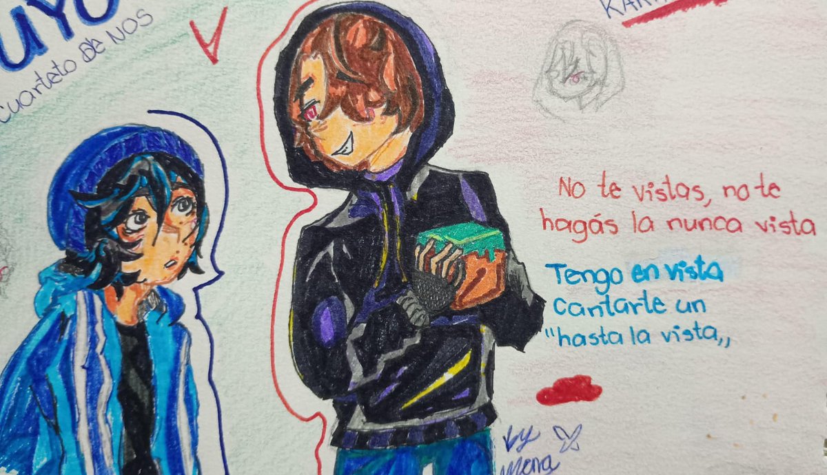 MenaDeilong9867's tweet photo. No es lo mejor del mundo, (cometí varios errores) pero puedo decir que me tomo tiempo y esfuerzo :) también está el boceto!
-use referencia-
#quackityfanart #quackity #karmaland5
#luzufanart #kquackity #kluzu #draw
#Luckity #Luckityfanart https://t.co/FbWkWTcUej