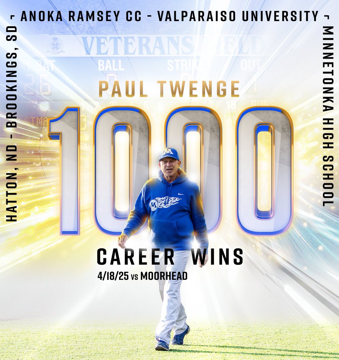 Anoka-Ramsey C.C. Baseball (@arccbaseball) on Twitter photo Congrats to former ARCC Baseball Coach Paul Twenge on his 1000th win of his coaching career! We are proud of you Coach! Thanks for your time in our program, what you built here and for always supporting the Golden Rams! <a href="/TonkaBaseball_1/">Minnetonka Baseball</a> <a href="/ValpoBaseball/">Valpo Baseball</a> Congrats to former ARCC Baseball Coach Paul Twenge on his 1000th win of his coaching career! We are proud of you Coach! Thanks for your time in our program, what you built here and for always supporting the Golden Rams! <a href="/TonkaBaseball_1/">Minnetonka Baseball</a> <a href="/ValpoBaseball/">Valpo Baseball</a>
