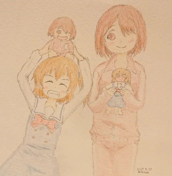 わたてん完結記念にいくつか再掲。ひなたちゃんの可愛さにやられてアニメ→原作の流れでハマっていった
