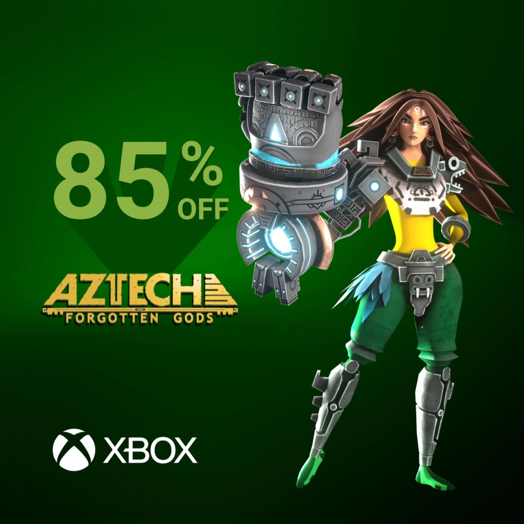 LienzoMx's tweet image. 🌸 The Xbox Spring Sale is here!

Grab Mulaka and Aztech Forgotten Gods at awesome discounts for a limited time! 🎮

#XboxSpringSale #LienzoGames #GameDeals
