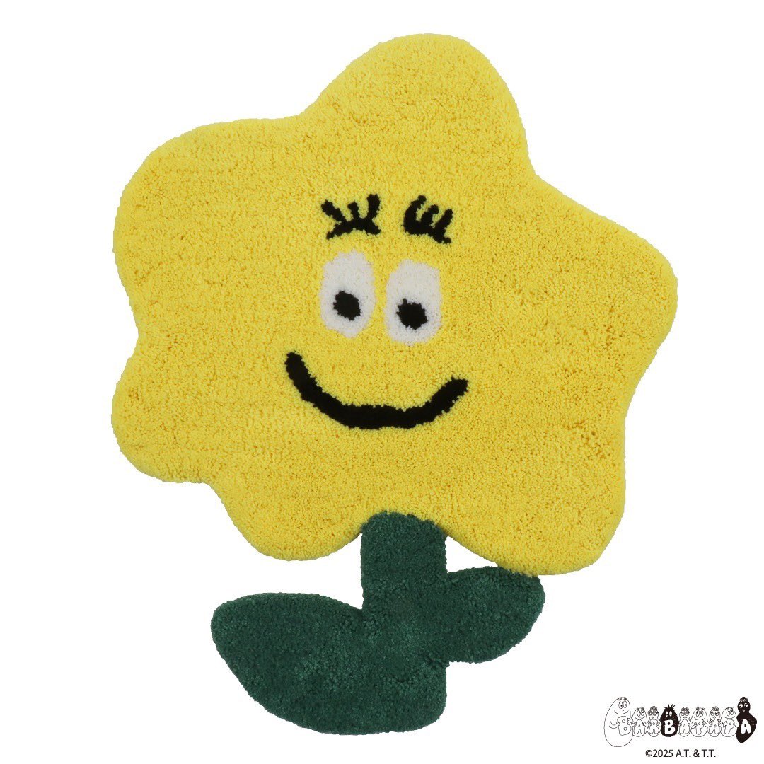 BARBAPAPA × ALL GOOD FLOWERSのラグを制作しました。 カラフルで