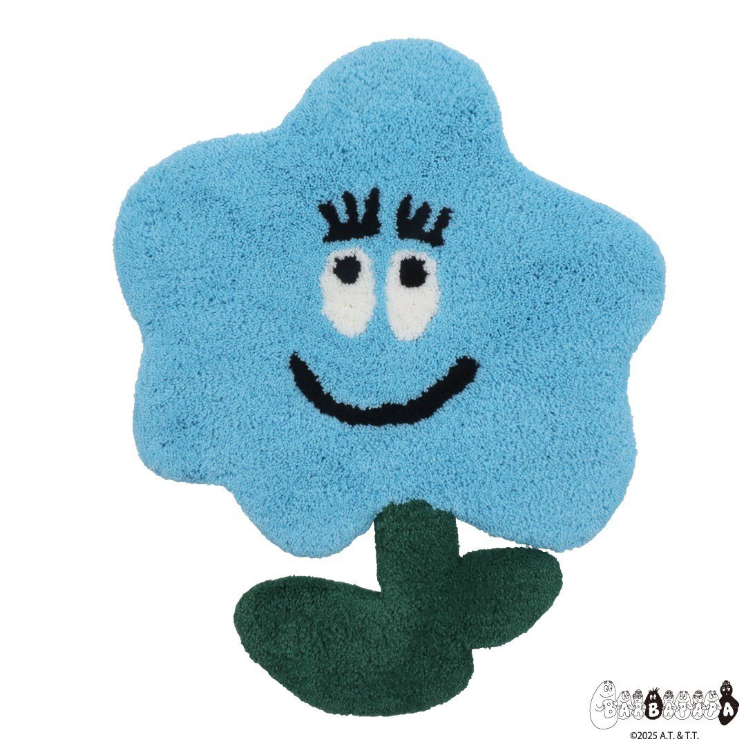 BARBAPAPA × ALL GOOD FLOWERSのラグを制作しました。 カラフルで