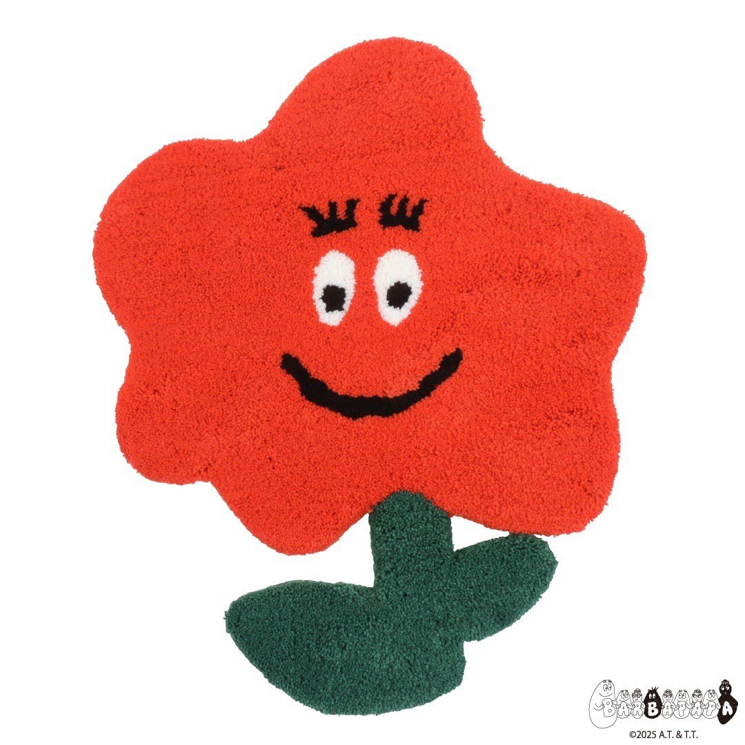 BARBAPAPA × ALL GOOD FLOWERSのラグを制作しました。 カラフルで