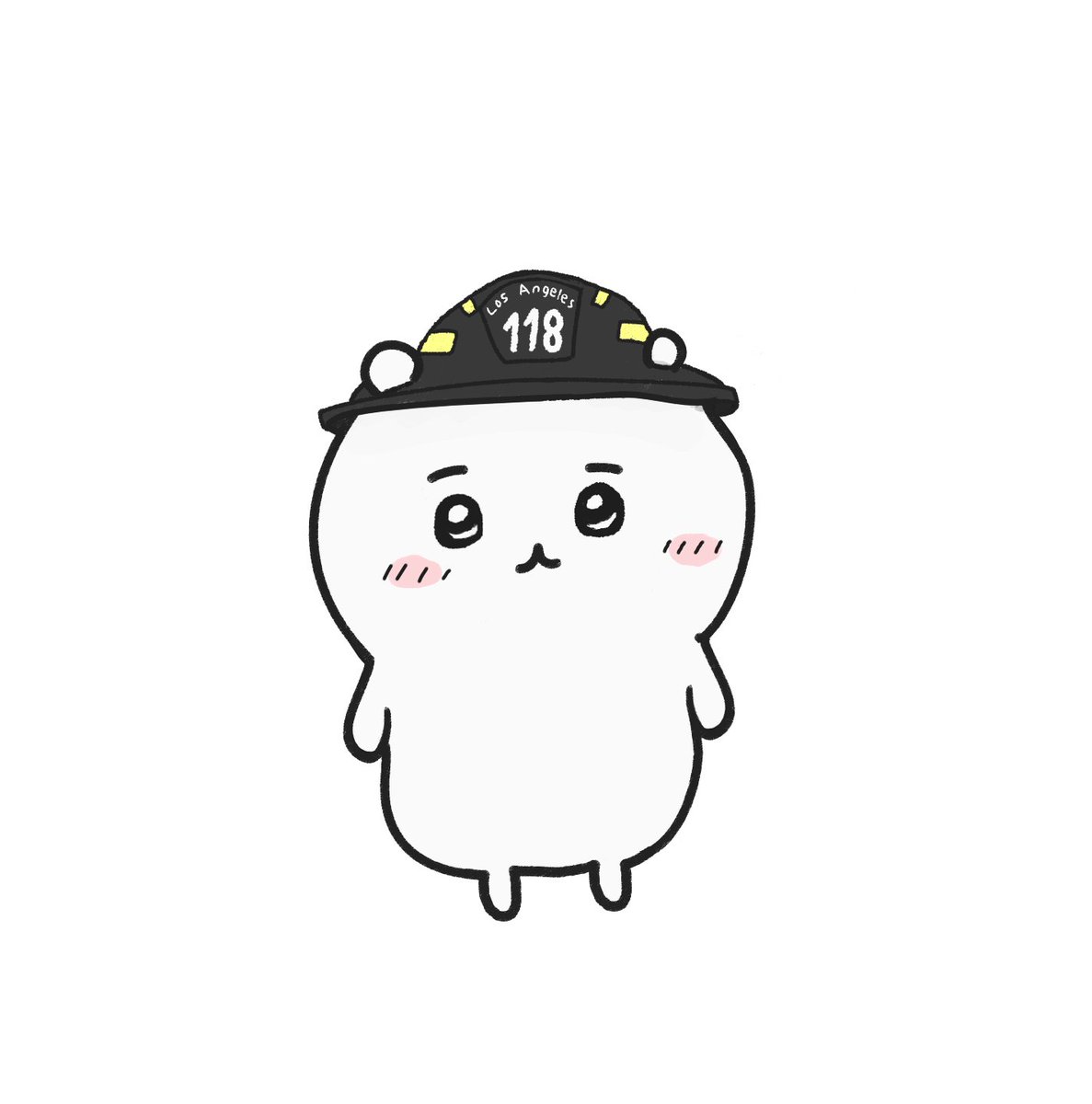 weeek1y's tweet photo. #911twt 911 chiikawa inspired by @gorlicberd 's art of ravi the other day :D https://t.co/l7fSPaf2QA