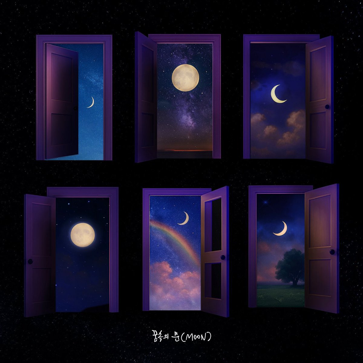 stanastro1602's tweet image. The six doors leading to 6 different moons and each with the different memory and story to tell.😭💜🌕

#ASTRO #아스트로 #MOONBIN #문빈