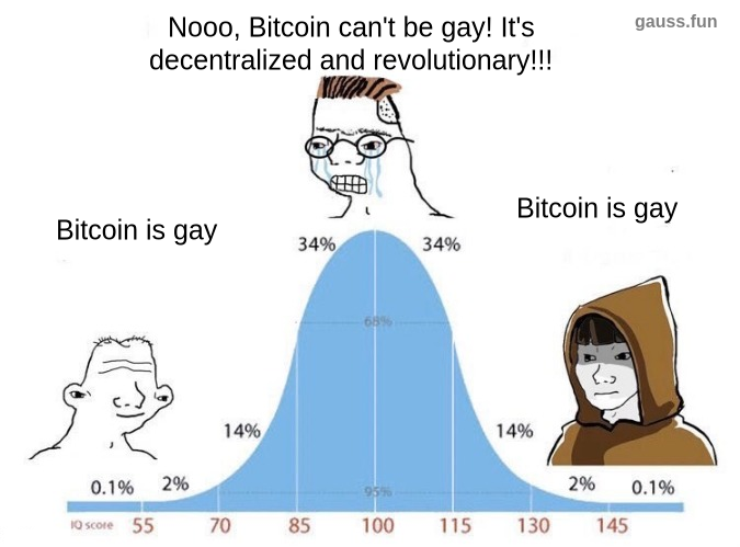 GaussIQ's tweet photo. @9ali_ When AI questions Bitcoin's sexuality 😂 https://t.co/85aVCwnXY3