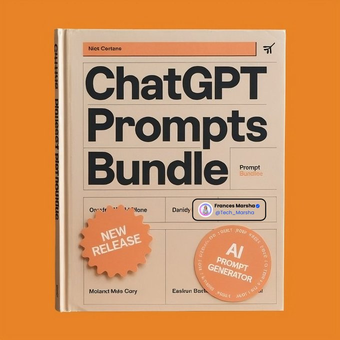 ChatGPT is useless

That's why I've built the Ultimate 10,000 ChatGPT Prompts Bundle.

You will get:

• 10,00+ ChatGPT Prompts
• CheatSheet
• 20+ AI Resources

It's 100% FREE!

To get it,

1. Like &amp; RT (MUST)
2. Comment "Prompts"
3. Follow me ( So that I can dm )