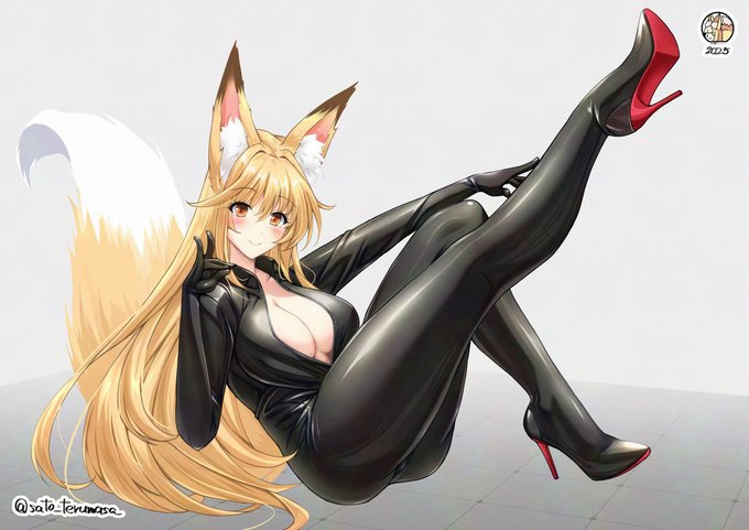 Skeb121:ライダースーツおきつね