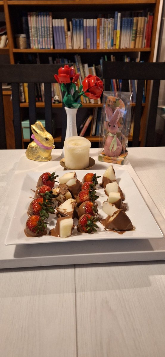 helpfulhypnolad's tweet image. HAPPY EASTER!!! 
We used the rest of my birthday chocolate to make treats!