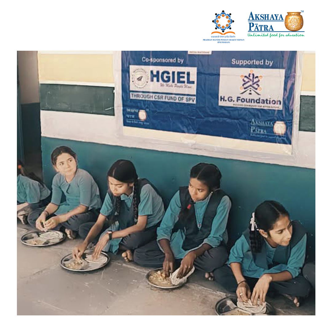 AkshayaPatra's tweet photo. By supporting the mid-day meals of 427 children in Udaipur and 256 children in Nathdwara, Rajasthan, they are empowering children with nutrition and education, helping them forge a brighter future for themselves.
#AkshayaPatra #HGInfraEngineering #HGIEL #CSRPartnership https://t.co/E4vCJTW2uN