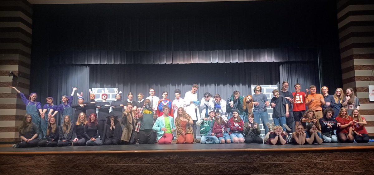 Had so much fun with this cast and crew for our second night of "Dr. Experimentor and the League of Evil."  One performance left tomorrow (Saturday) at 7:00!  Don't miss out on seeing this fantastic show!