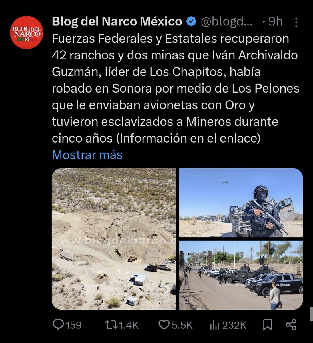 DelocuraMario's tweet photo. @juncalssolano Es mejor que esto que publicó @blogdelnarcomex https://t.co/cD9cH2SkiV