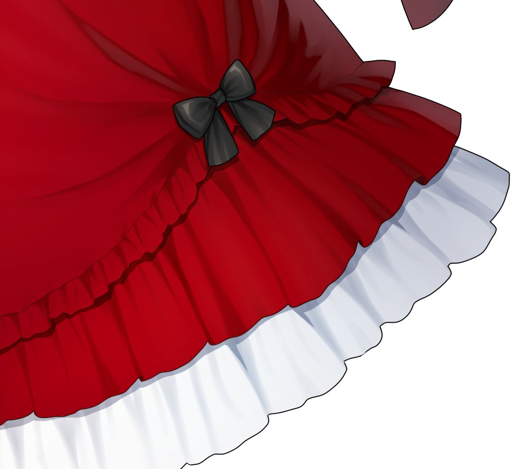 「私も最近はシワを描かずにパーツの輪郭だけ描くことが多いです バケツでササッと塗り」|カゲハル🌸例大祭か43aのイラスト