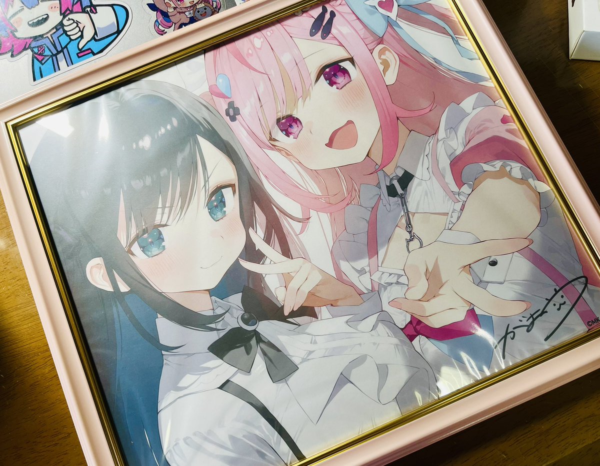 ギルます×結城さくな コラボ色紙ギルます×結城さくな コラボイラスト