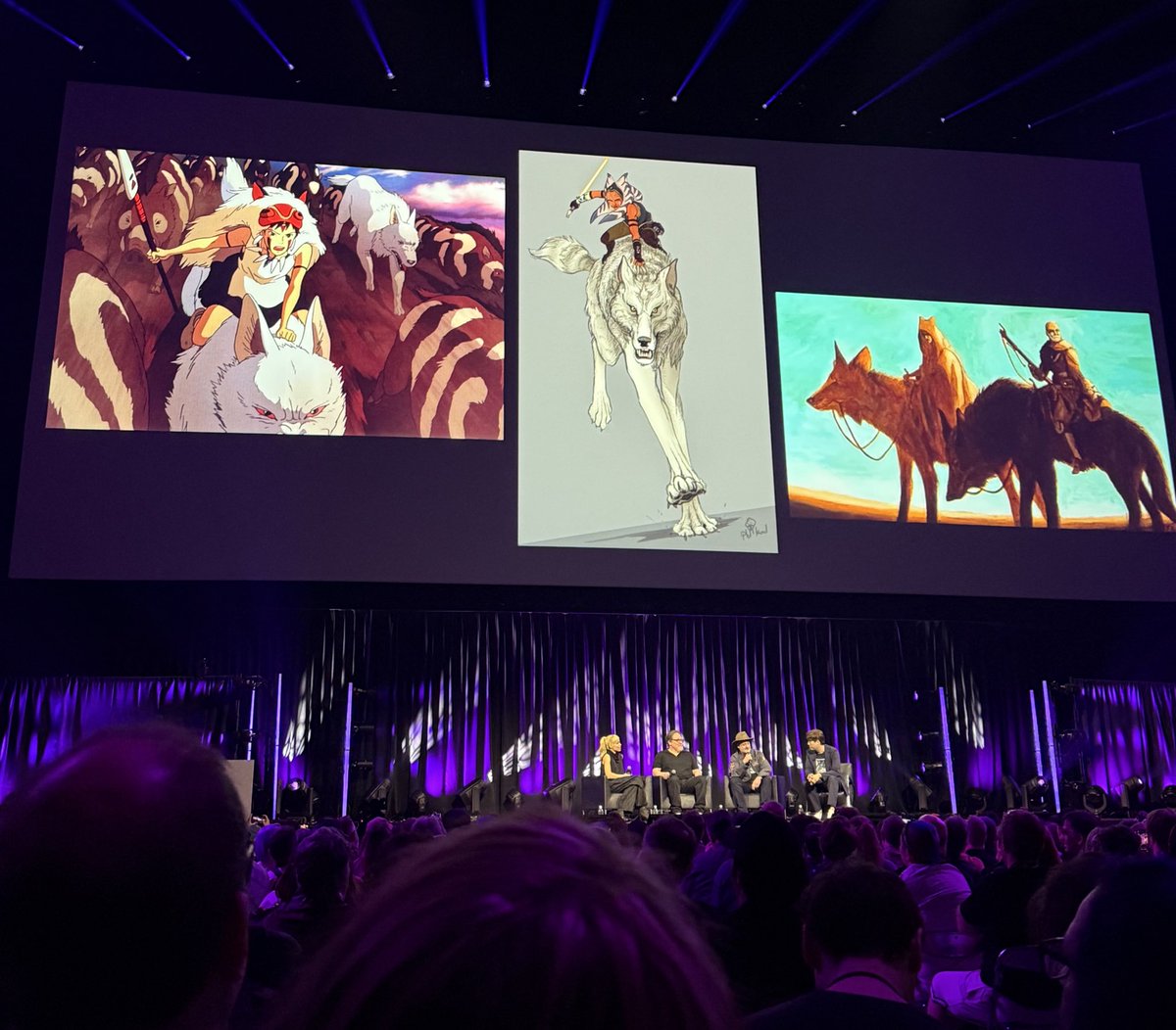 #Ahsoka has lots of Princess Mononoke inspiration #SWCJ