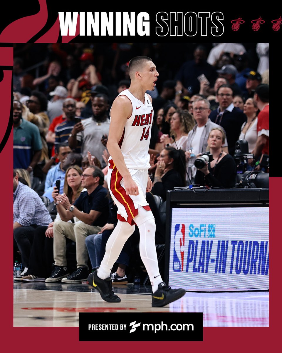 MiamiHEAT's tweet photo. Get some rest, HEAT Nation. We've got the #WhiteHot playoffs to prepare for ⚪️🔥

Winning Shots // @mph https://t.co/VqQDXwpFgu
