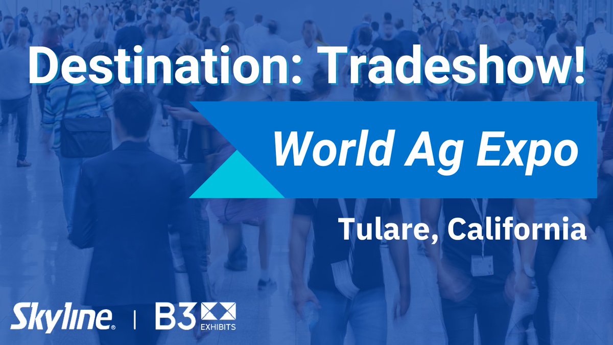 skylineinwb3's tweet photo. It's #DestinationTradeshow!
We recently traveled to the World Ag Expo. There, we partnered with Nelson Irrigation Corporation @Nelson_Irr to bring their booth to life. It gave their team the perfect platform to showcase their products.
While in CA, Jeff & Katie hit the slopes! https://t.co/e25DEQh2Du