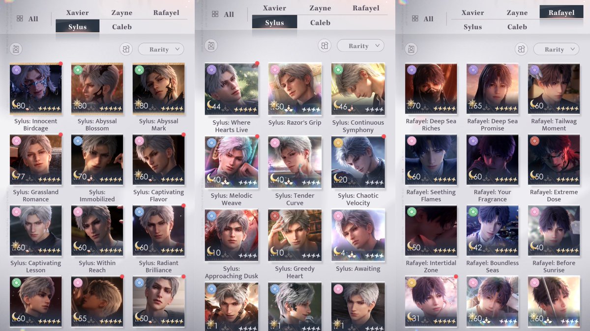 cayenadays's tweet photo. WTS LADS ACC AKUN SYLUS 
Sylus Focus - Semi Rafayel

- Hunter Lv 80 
- ⁠Aurum on 316 days
- ⁠40 SSR (no dupe)
- ⁠3 Card Secprom
- ⁠Masih dimainin sampe sold
Price : 1.6 Jt (nego)

Detail di bawah https://t.co/MuVEoWksq9