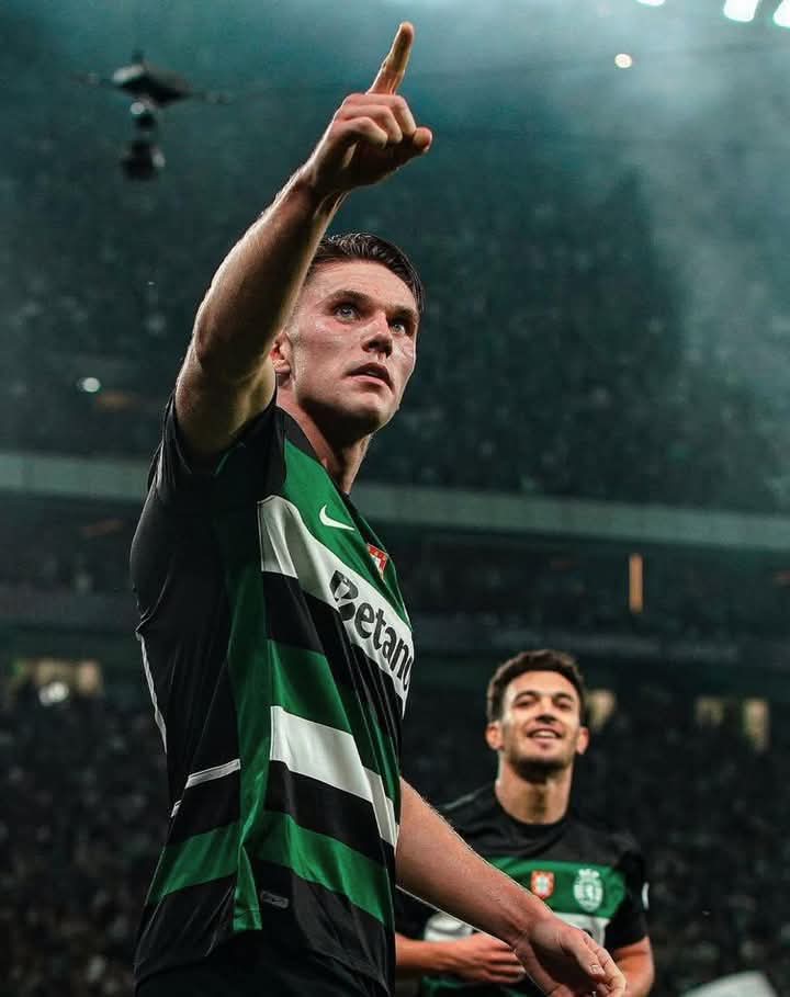 JosephatMeraba's tweet image. Manchester @ManUtd  should sell Rasmus Holund and procure services of Victor Gykoress at whatever fee. A signing worth it 

He snatched a hattrick for Sporting tonight
46 Goals in 47 games . This is magic !

@FabrizioRomano 
@WayneRooney 
@Cristiano 
@rioferdy5 
@premierleague