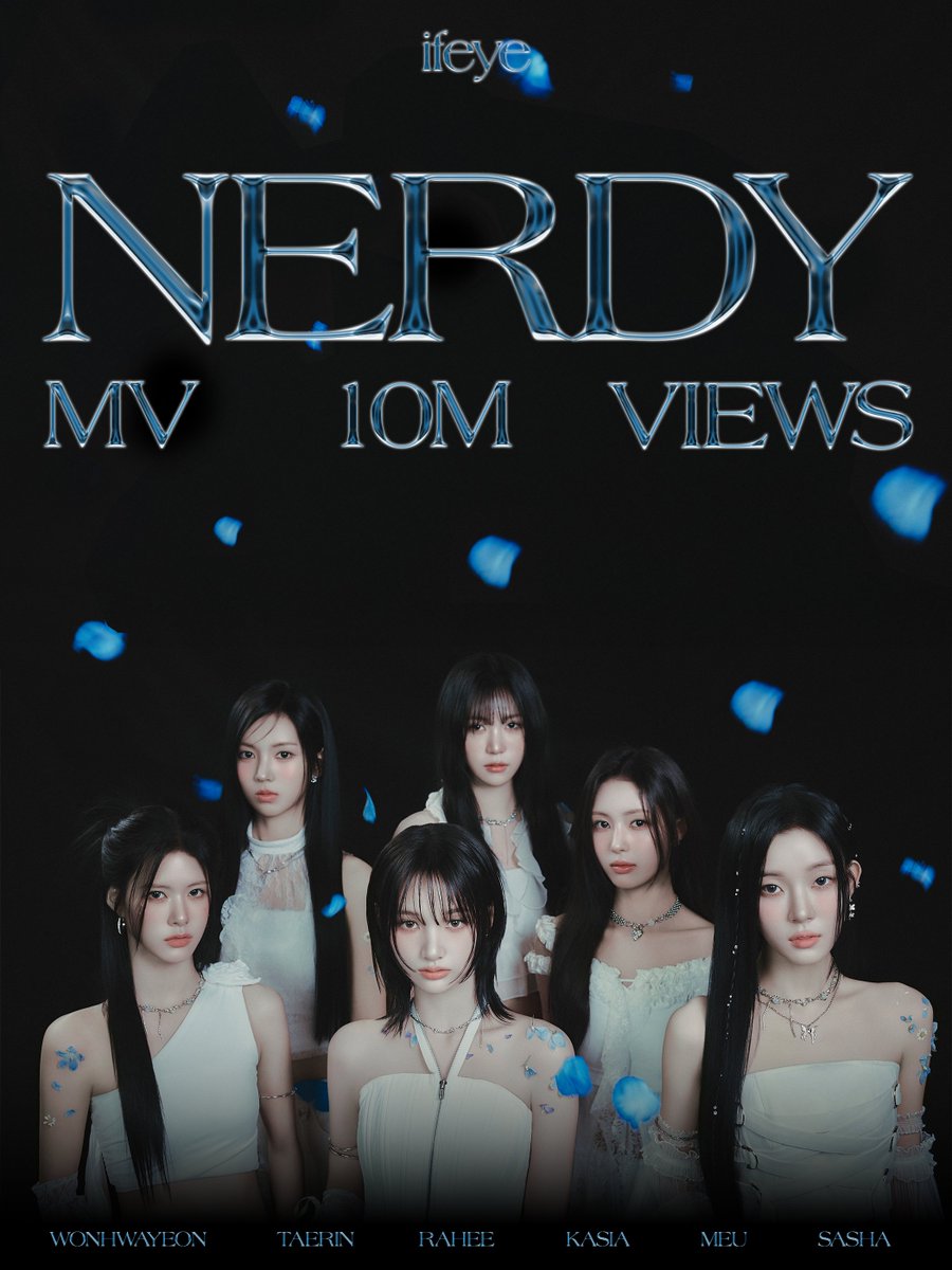 ifeye_official's tweet photo. ifeye (이프아이) NERDY MV hits 10M VIEWS on YouTube🦋💙

#ifeye_NERDY_MV_10M_Views
#ifeye #이프아이 
#NERDY #ERLU_BLUE
#ifeye_NERDY https://t.co/HnnfEqeM3C