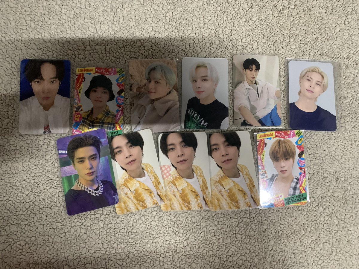 SijeuniMall's tweet photo. WTS/LFB
ONHAND AND READY TO SHIP
NCT 127 and NCT DREAM Photocards
100 each + LSF

Can give discounts if getting 3 or more

Dm if interested https://t.co/xAjKcYCfIo