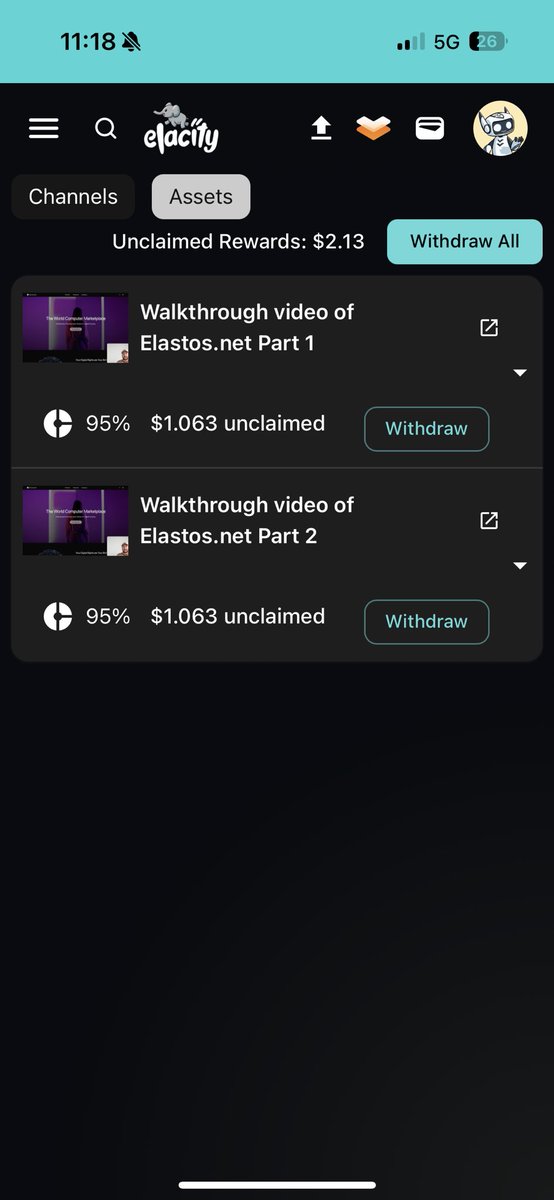 There’s literally no downside in minting digital assets on elacity - you claim ownership over your asset and attach a revenue model which can be accessed globally. 

The amount here may seem trivial, but I’m both owning my data and generating 95% income from paying customers