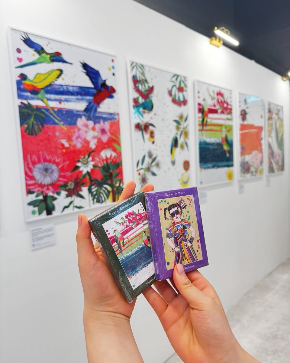 sarahbeetson's tweet photo. Epic photos from the #sarahbeetson @arkpia #popup at The Hyundai Seoul! 🖼️ 👩‍🎨 🎨 🌈 💙🩵💚💛🧡❤️🩷💜 https://t.co/KIGPuAjNfO
